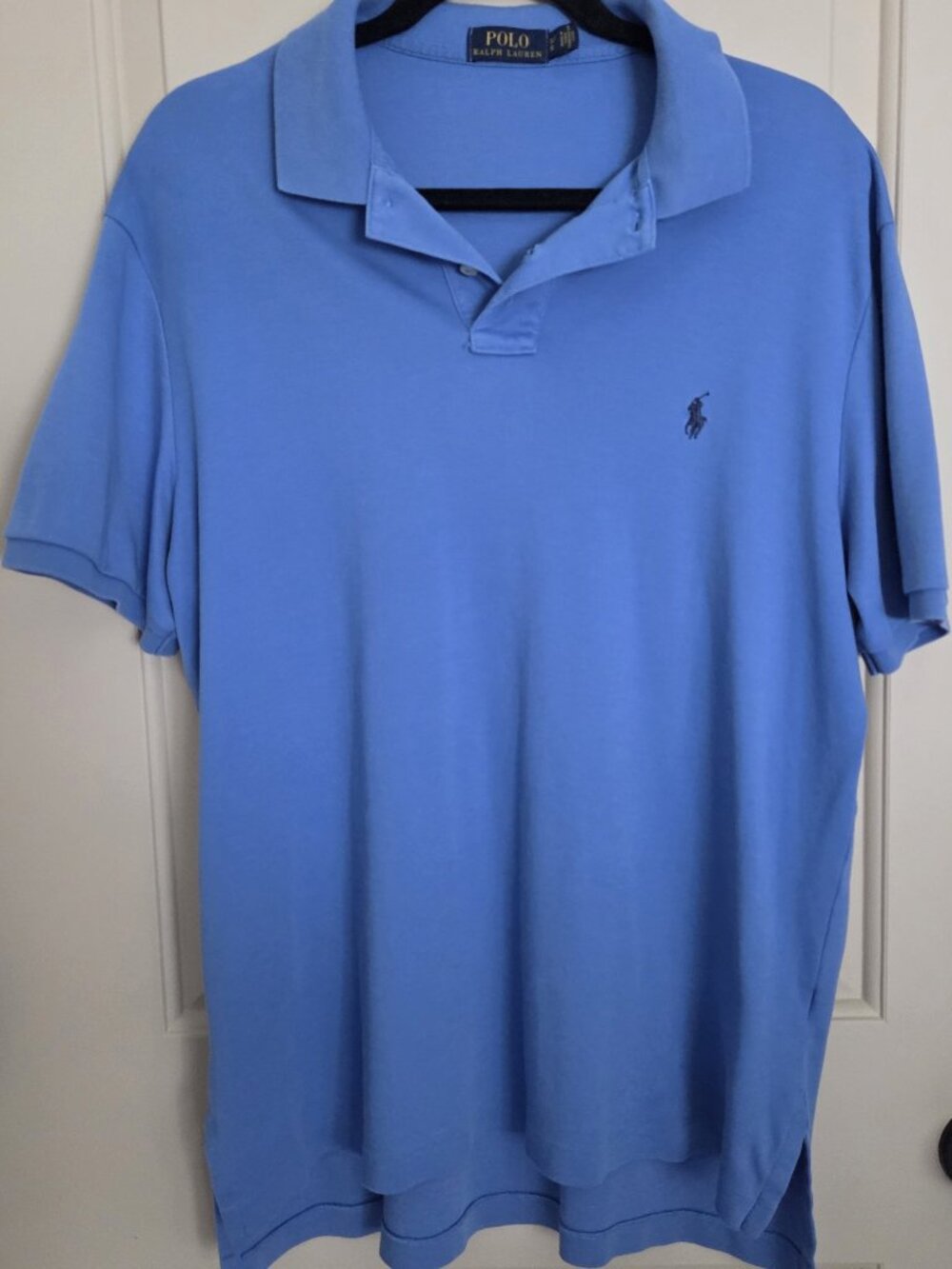 Polo Ralph Lauren Blue Short Sleeve Sleeve Shirt Size XL-TG